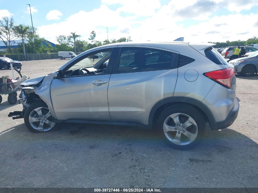 2016 Honda Hr-V Lx VIN: 3CZRU5H30GM744836 Lot: 39727446