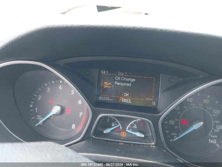 2018 Ford Focus Se VIN: 1FADP3F23JL206524 Lot: 39727450