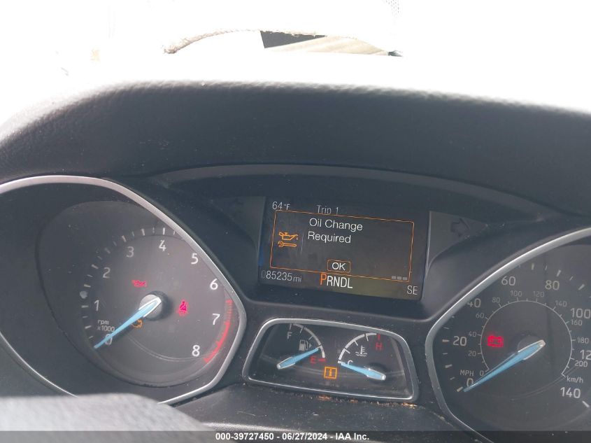 2018 Ford Focus Se VIN: 1FADP3F23JL206524 Lot: 39727450