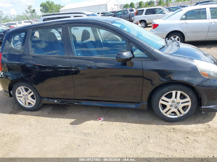 2008 Honda Fit Sport VIN: JHMGD38678S068470 Lot: 39727453