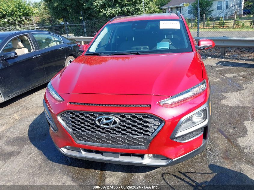 2019 Hyundai Kona Ultimate VIN: KM8K53A53KU273317 Lot: 39727455