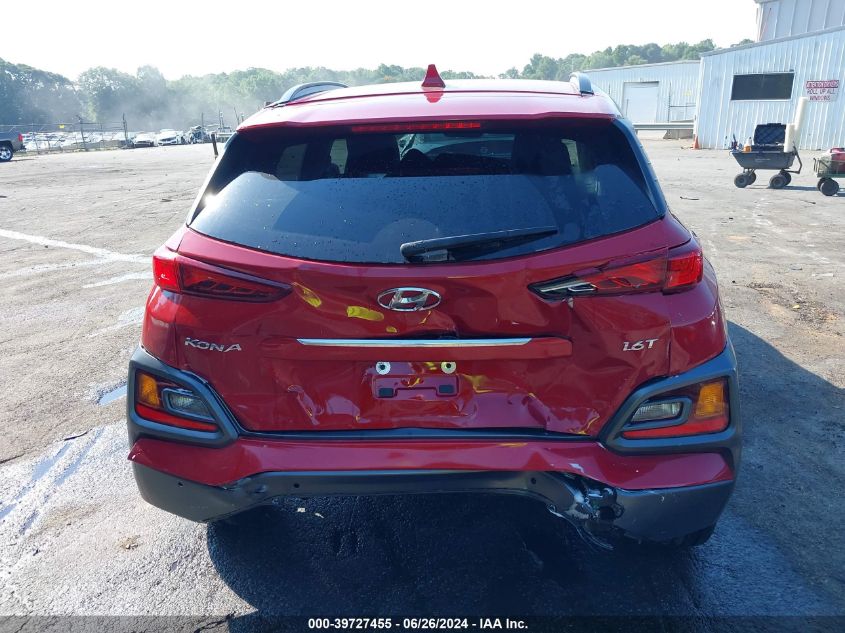 2019 Hyundai Kona Ultimate VIN: KM8K53A53KU273317 Lot: 39727455