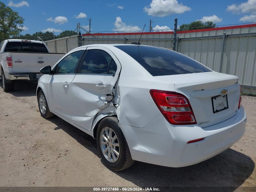 2017 Chevrolet Sonic Lt Auto VIN: 1G1JD5SH1H4155145 Lot: 39727486