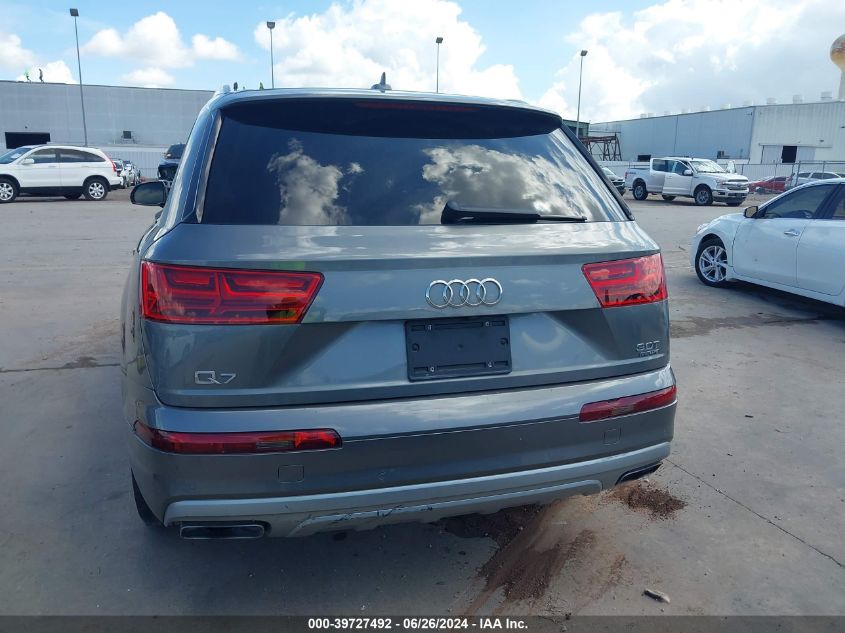 2018 Audi Q7 Premium Plus VIN: WA1LAAF7XJD013878 Lot: 39727492