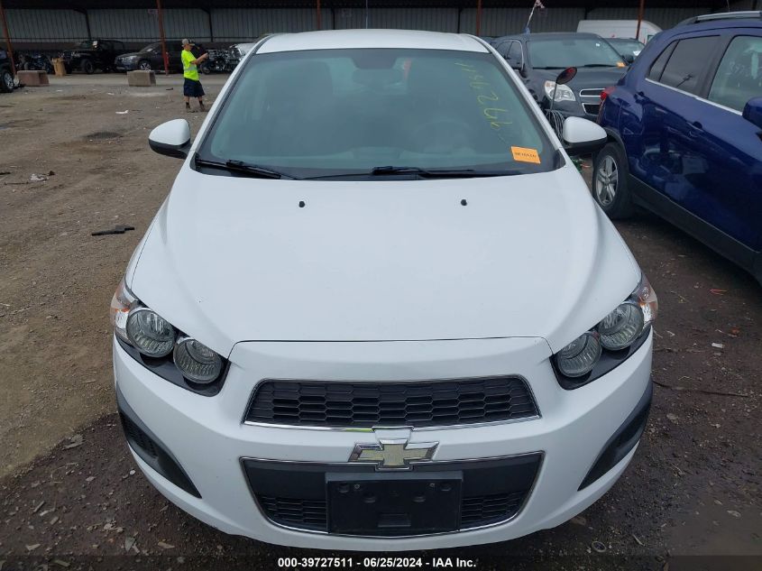 2012 Chevrolet Sonic Lt VIN: 1G1JC6SH8C4169903 Lot: 39727511