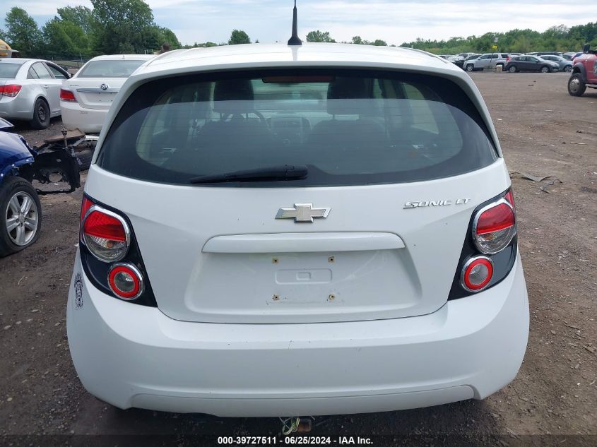 2012 Chevrolet Sonic Lt VIN: 1G1JC6SH8C4169903 Lot: 39727511