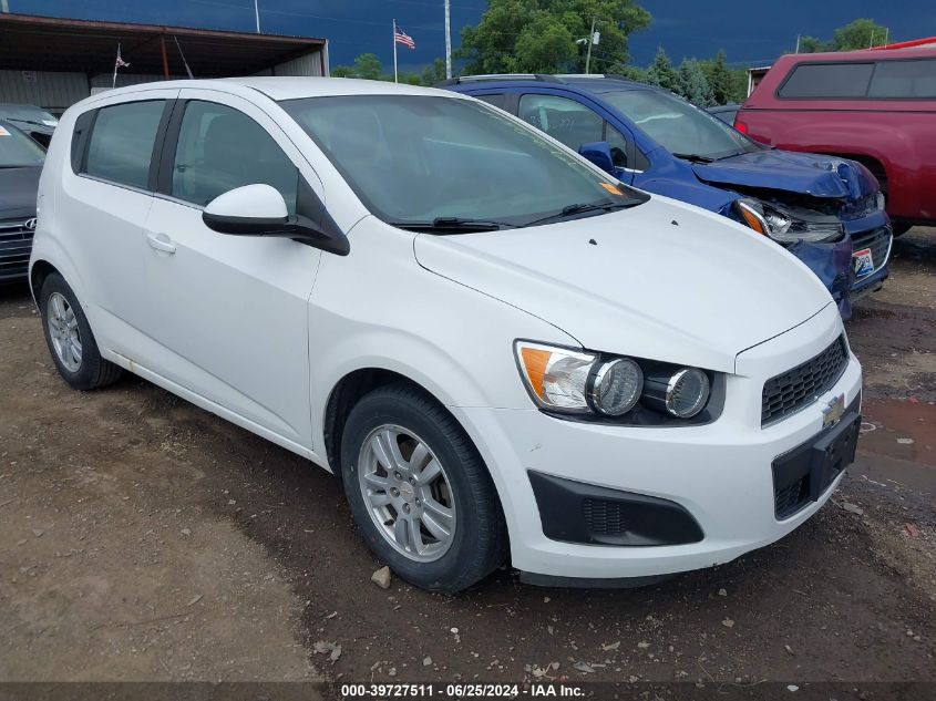 2012 Chevrolet Sonic Lt VIN: 1G1JC6SH8C4169903 Lot: 39727511