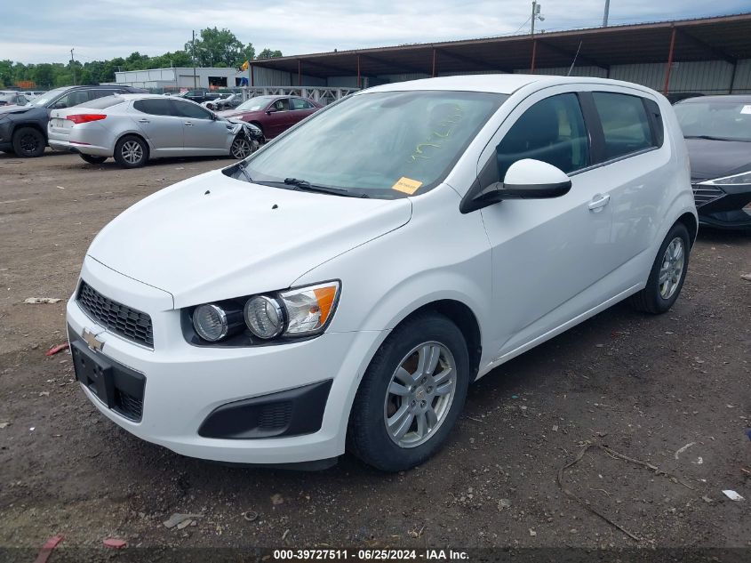 2012 Chevrolet Sonic Lt VIN: 1G1JC6SH8C4169903 Lot: 39727511