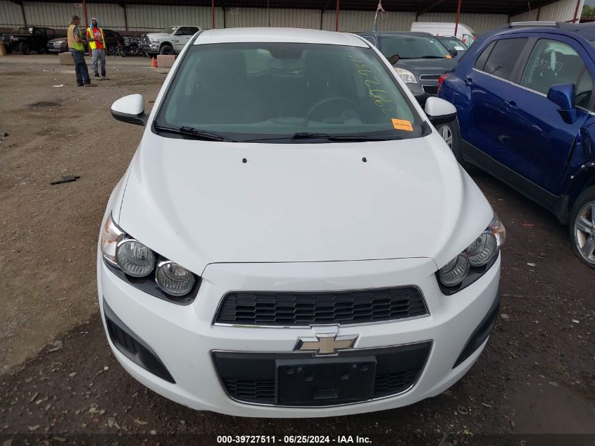 2012 Chevrolet Sonic Lt VIN: 1G1JC6SH8C4169903 Lot: 39727511