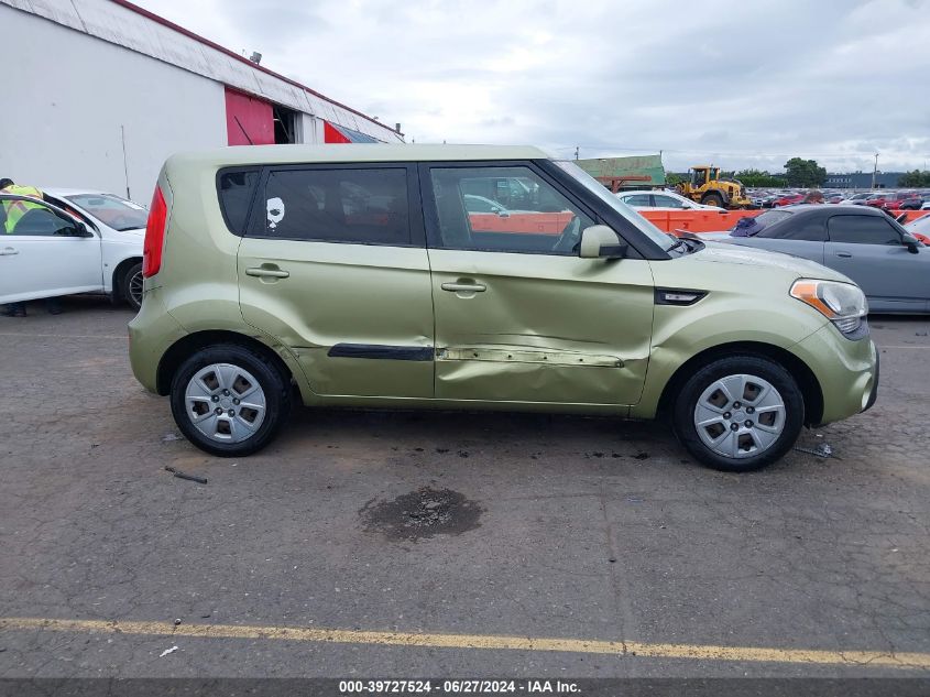 2012 Kia Soul VIN: KNDJT2A50C7437994 Lot: 39727524