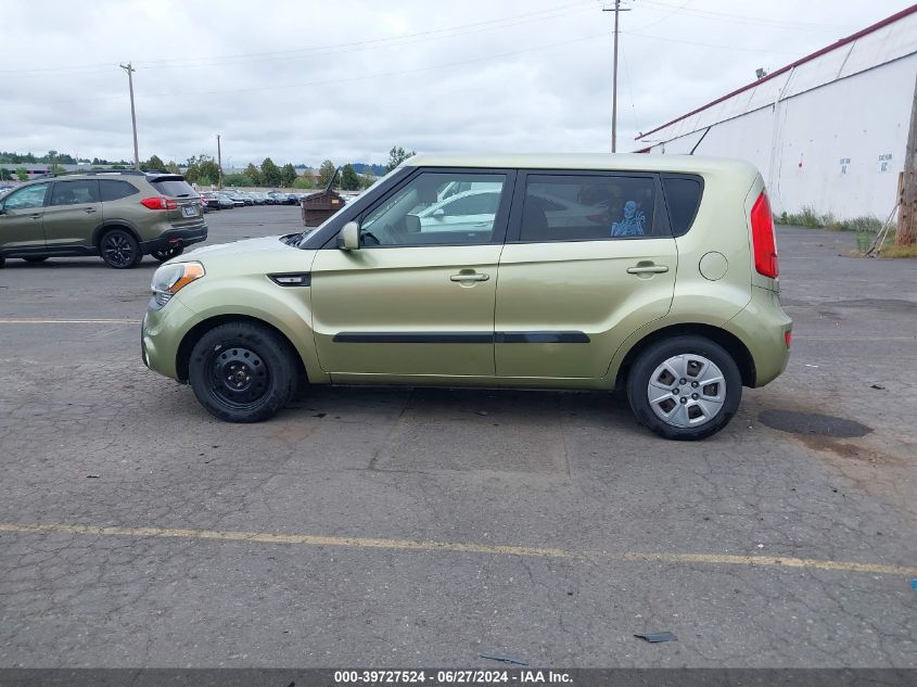 2012 Kia Soul VIN: KNDJT2A50C7437994 Lot: 39727524