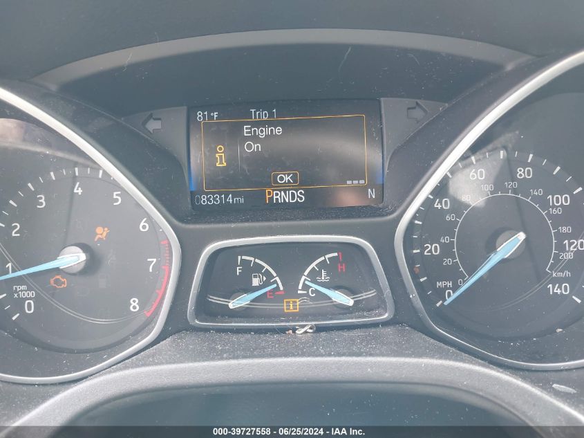 2017 Ford Focus Sel VIN: 1FADP3H24HL229298 Lot: 39727558