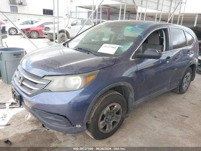 2014 Honda Cr-V Lx VIN: 2HKRM4H32EH621655 Lot: 39727560