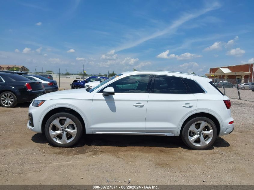 2021 Audi Q5 Premium Plus 45 Tfsi Quattro S Tronic VIN: WA1BAAFY2M2065641 Lot: 39727571