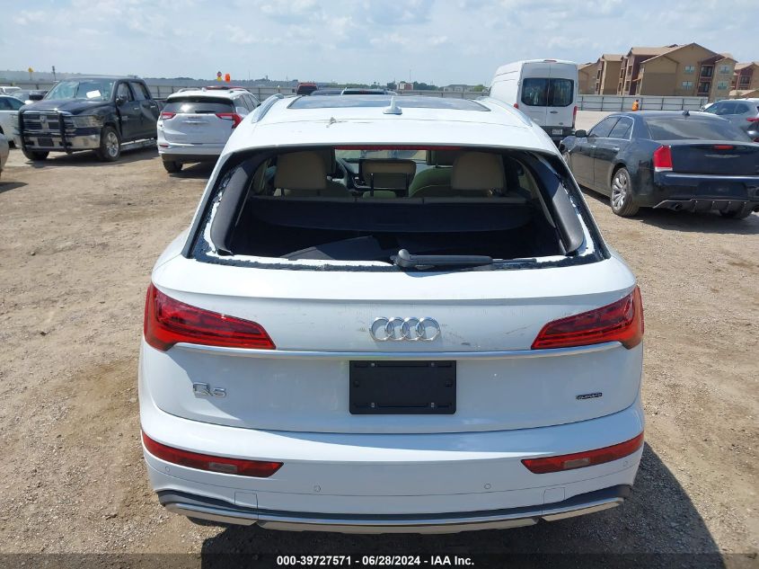 2021 Audi Q5 Premium Plus 45 Tfsi Quattro S Tronic VIN: WA1BAAFY2M2065641 Lot: 39727571