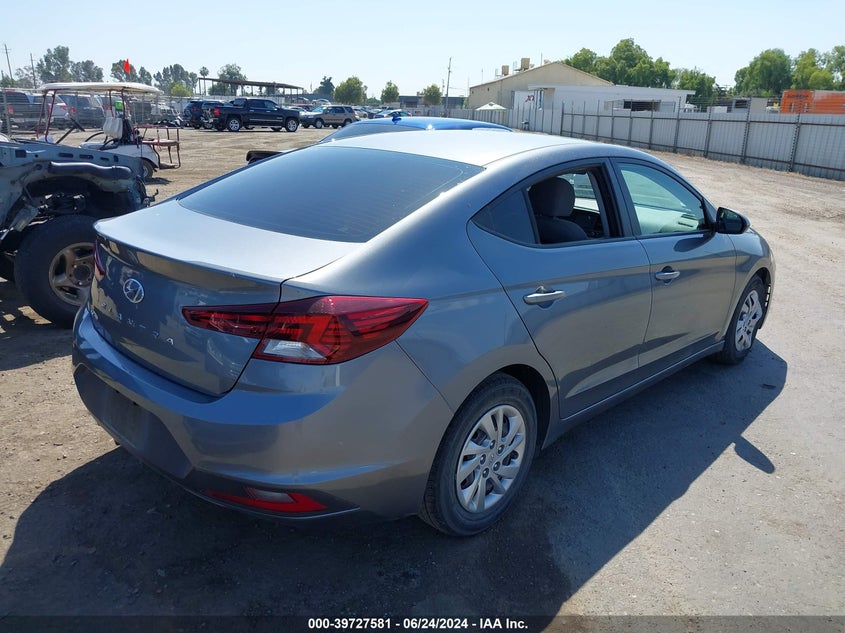 2019 Hyundai Elantra Se VIN: KMHD74LF8KU872597 Lot: 39727581