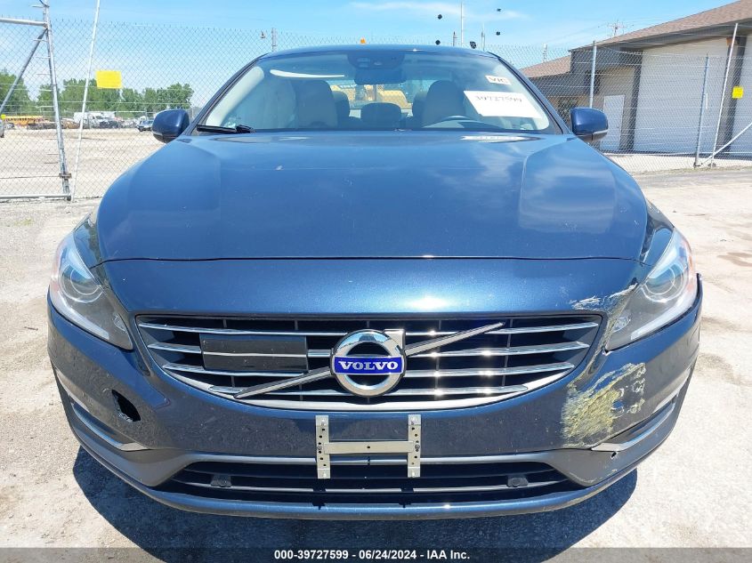2015 Volvo S60 T5 Premier Plus VIN: YV140MFC0F1314481 Lot: 39727599
