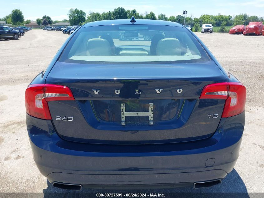 2015 Volvo S60 T5 Premier Plus VIN: YV140MFC0F1314481 Lot: 39727599