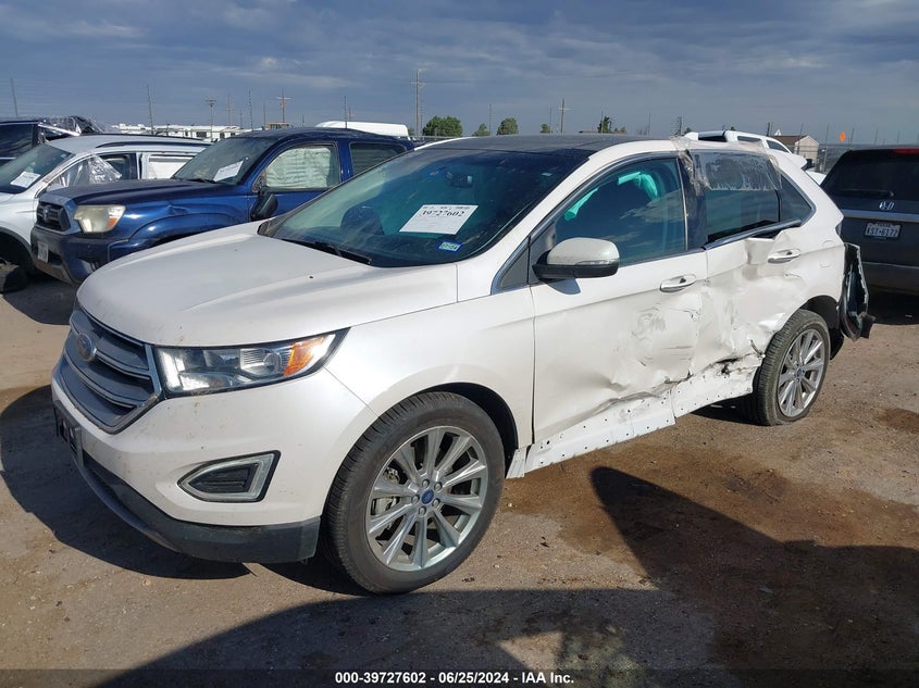 2017 Ford Edge Titanium VIN: 2FMPK4K92HBC15767 Lot: 39727602