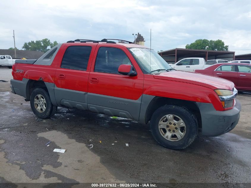 2002 Chevrolet Avalanche 1500 VIN: 3GNEK13TX2G197759 Lot: 39727632