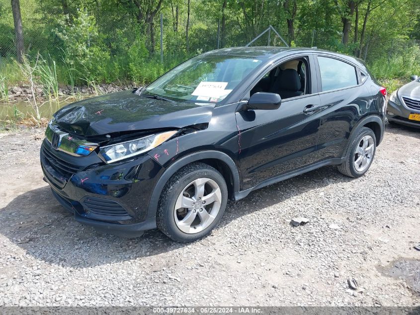 2019 Honda Hr-V Lx VIN: 3CZRU6H38KG732561 Lot: 39727634