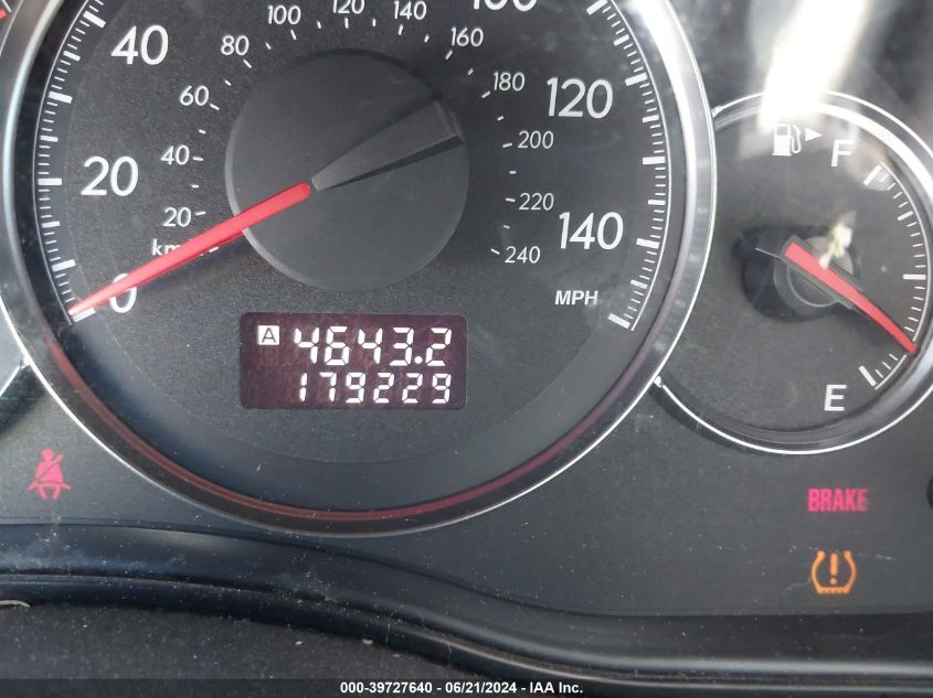 2009 Subaru Outback 2.5I VIN: 4S4BP61C297345966 Lot: 39727640