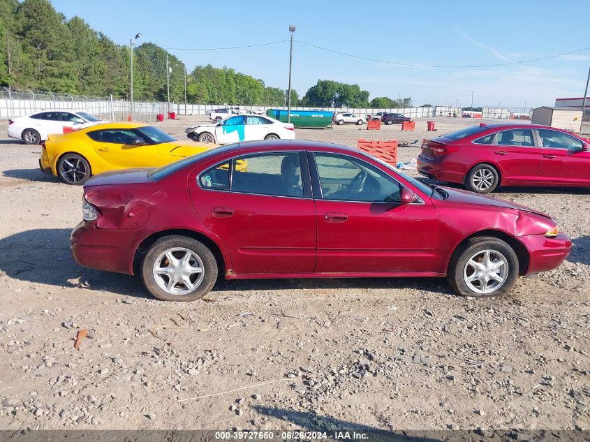 2001 Oldsmobile Alero Gl1 VIN: 1G3NL52T51C106431 Lot: 39727650