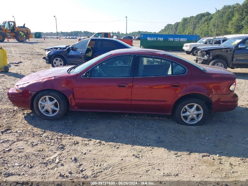 2001 Oldsmobile Alero Gl1 VIN: 1G3NL52T51C106431 Lot: 39727650