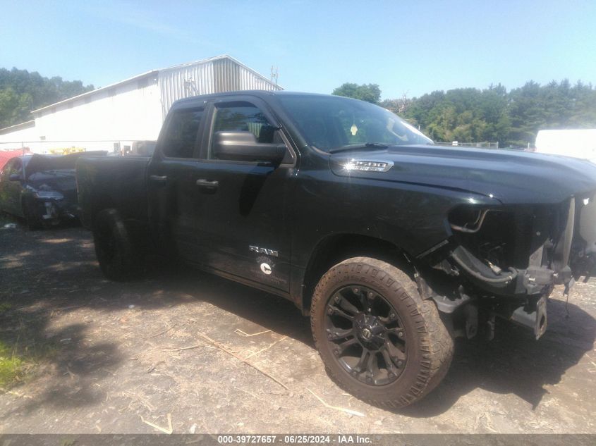 2019 Ram 1500 Tradesman Quad Cab 4X4 6'4 Box VIN: 1C6SRFCT1KN652999 Lot: 39727657