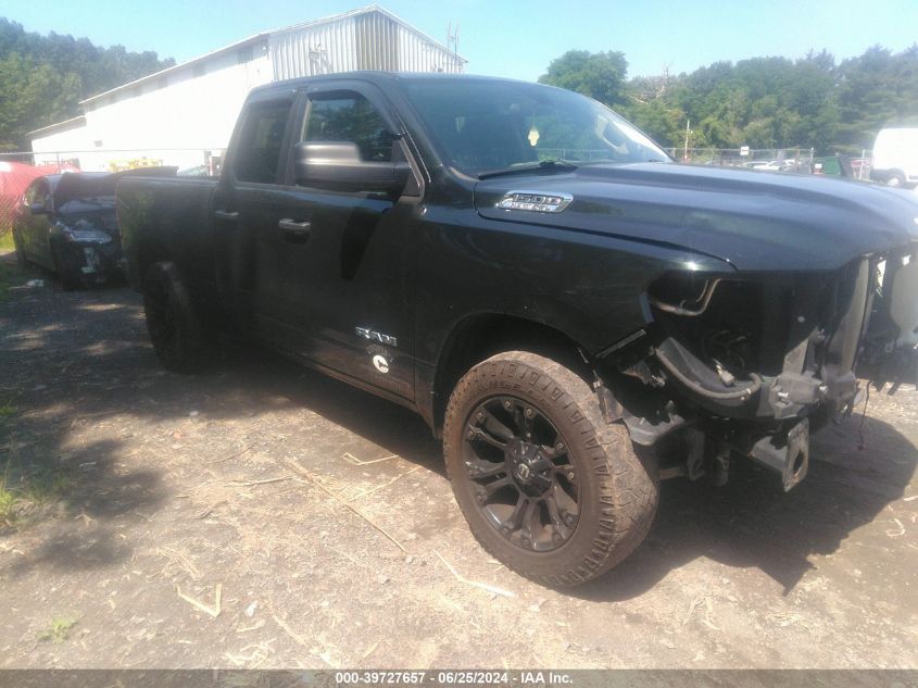 2019 Ram 1500 Tradesman Quad Cab 4X4 6'4 Box VIN: 1C6SRFCT1KN652999 Lot: 39727657