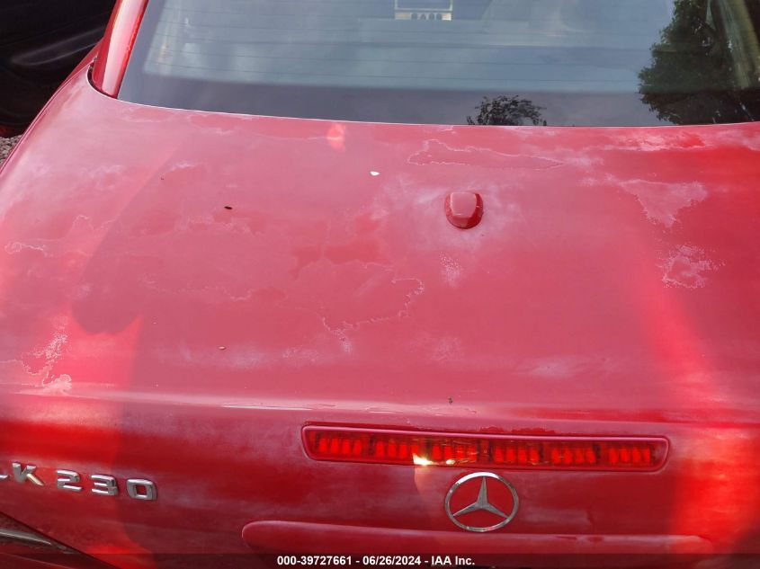 2002 Mercedes-Benz Slk 230 Kompressor VIN: WDBKK49F62F260743 Lot: 39727661