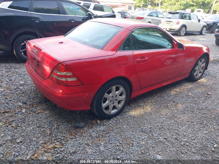 WDBKK49F62F260743 | 2002 MERCEDES-BENZ SLK 230