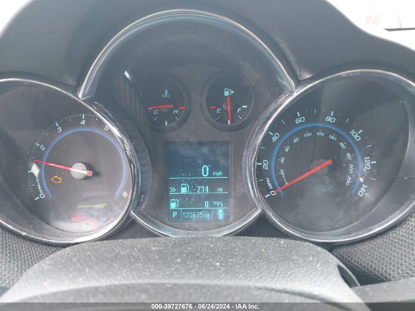 2012 Chevrolet Cruze 1Lt VIN: 1G1PF5SC4C7350074 Lot: 39727676