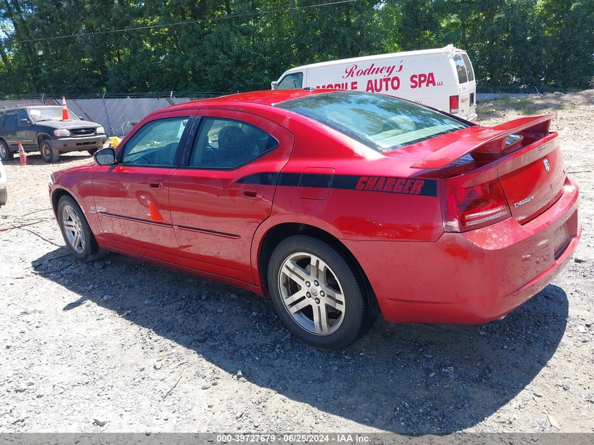 2006 Dodge Charger Rt VIN: 2B3KA53H96H465080 Lot: 39727679