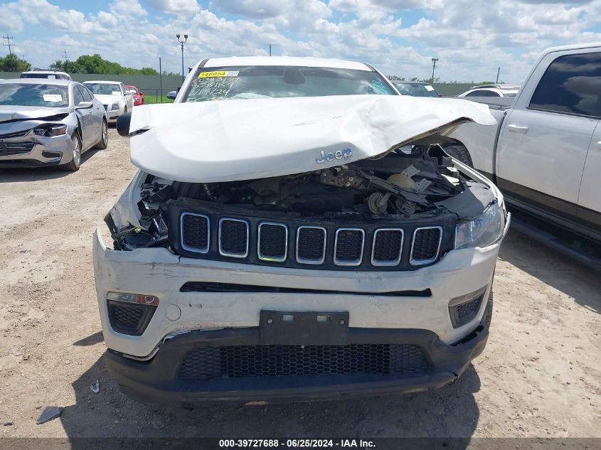 2021 Jeep Compass Sport VIN: 3C4NJCAB2MT508189 Lot: 39727688