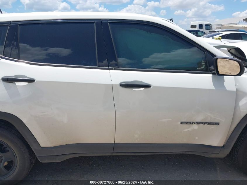 2021 Jeep Compass Sport VIN: 3C4NJCAB2MT508189 Lot: 39727688