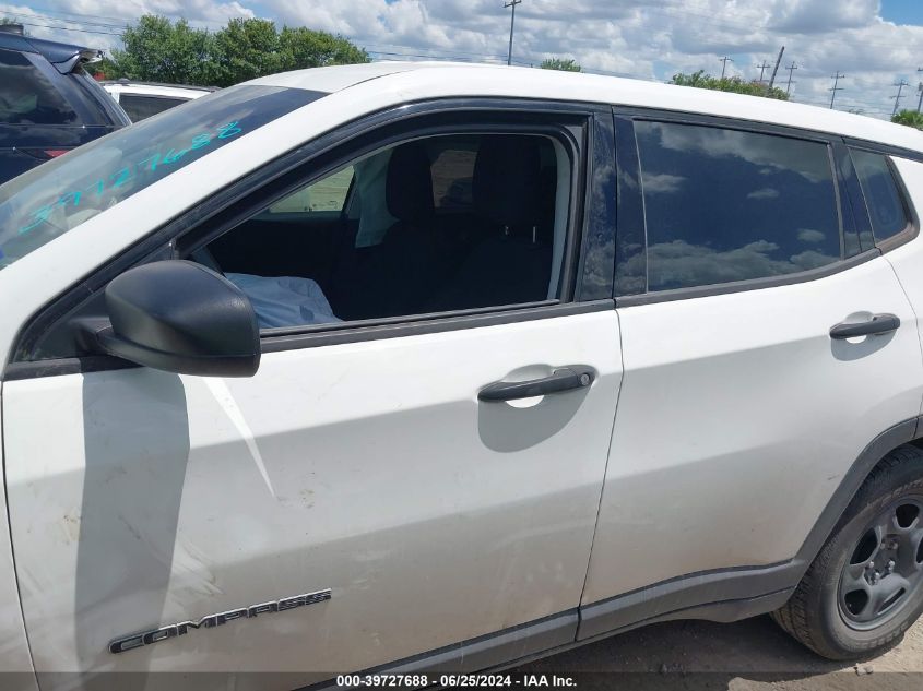 2021 Jeep Compass Sport VIN: 3C4NJCAB2MT508189 Lot: 39727688