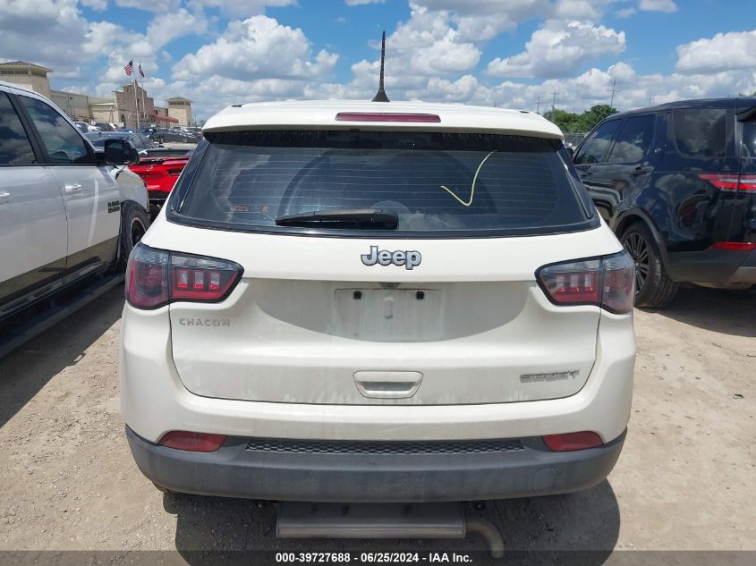 2021 Jeep Compass Sport VIN: 3C4NJCAB2MT508189 Lot: 39727688