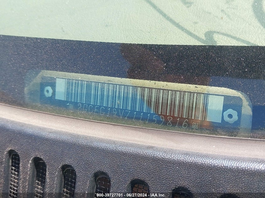 2001 Chevrolet Silverado 1500 Ls VIN: 2GCEC19V711159816 Lot: 39727701