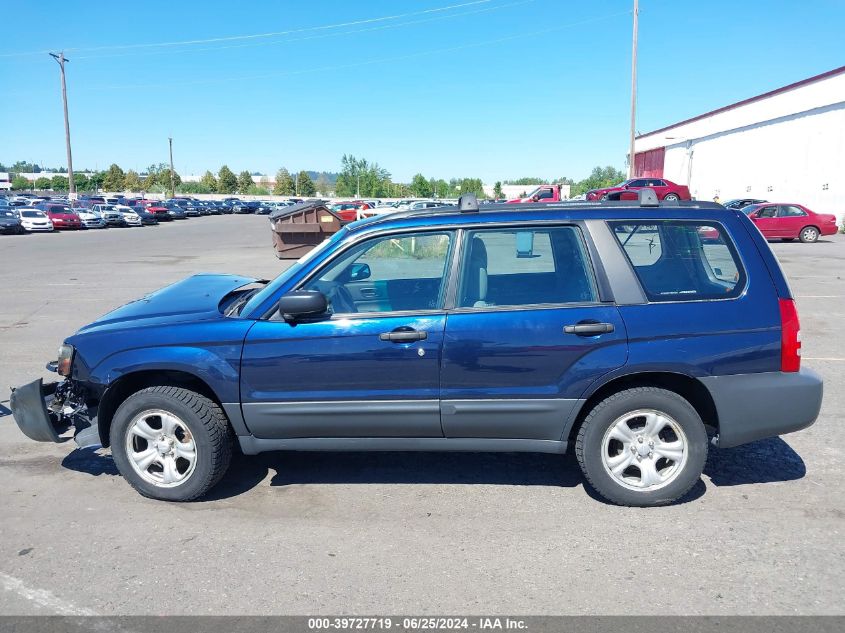 2005 Subaru Forester 2.5X VIN: JF1SG636X5H727068 Lot: 39727719