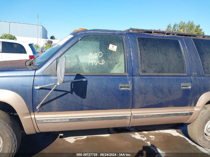1996 GMC Suburban K2500 VIN: 1GKGK26RXTJ731046 Lot: 39727725