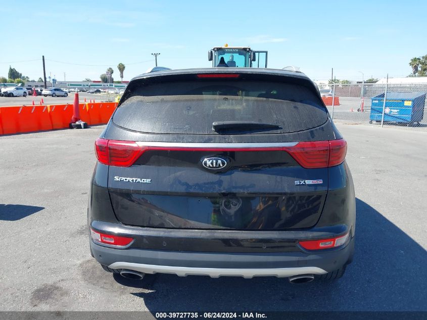 2017 Kia Sportage Sx Turbo VIN: KNDPR3A64H7101716 Lot: 39727735