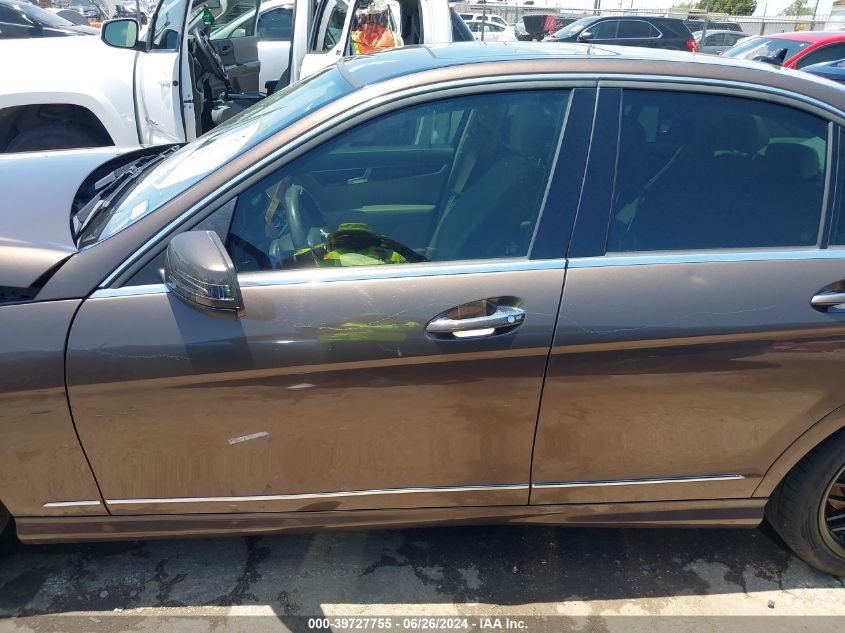 2013 Mercedes-Benz C 250 VIN: WDDGF4HB3DR266677 Lot: 39727755