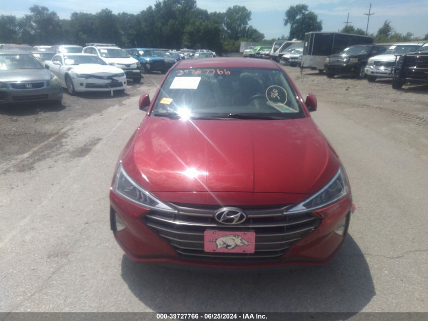 2019 Hyundai Elantra Sel VIN: KMHD84LF3KU749822 Lot: 39727766