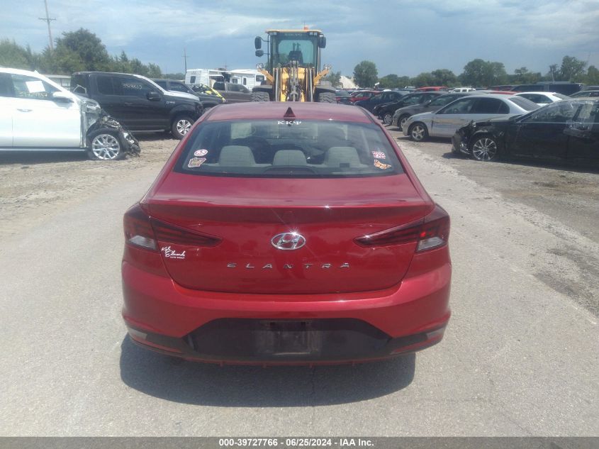 2019 Hyundai Elantra Sel VIN: KMHD84LF3KU749822 Lot: 39727766