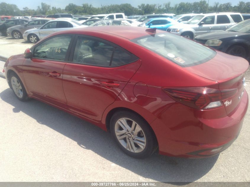 2019 Hyundai Elantra Sel VIN: KMHD84LF3KU749822 Lot: 39727766