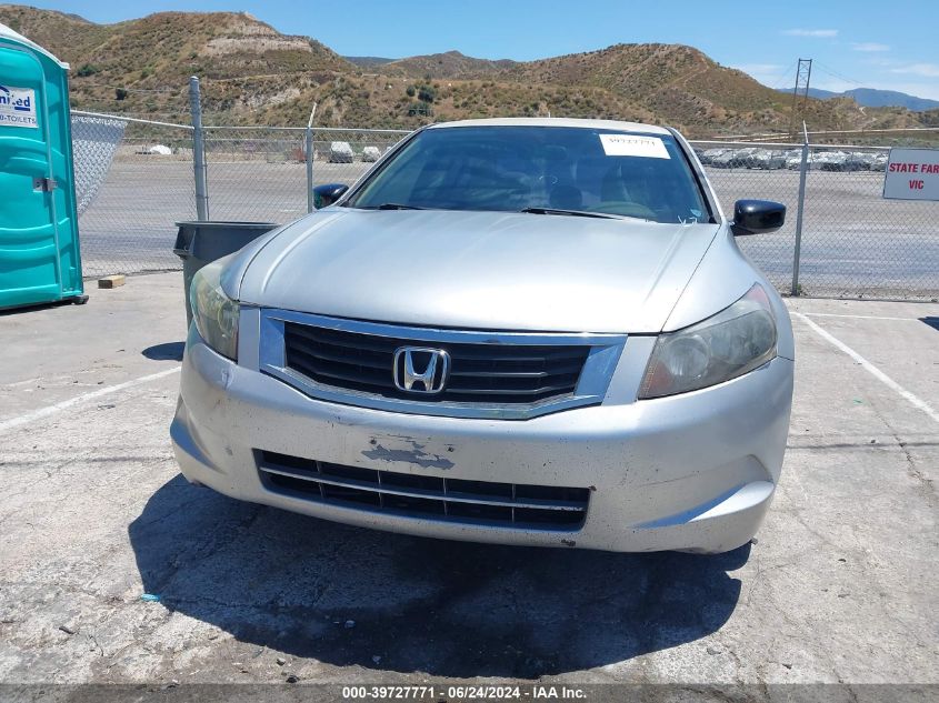 2010 Honda Accord 2.4 Lx VIN: 1HGCP2F39AA165449 Lot: 39727771