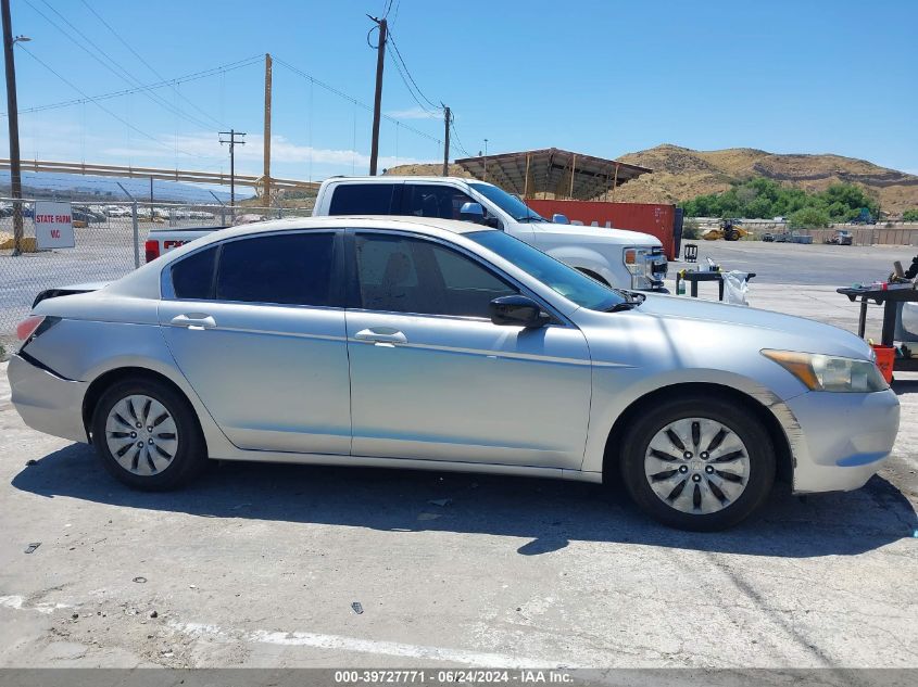 2010 Honda Accord 2.4 Lx VIN: 1HGCP2F39AA165449 Lot: 39727771