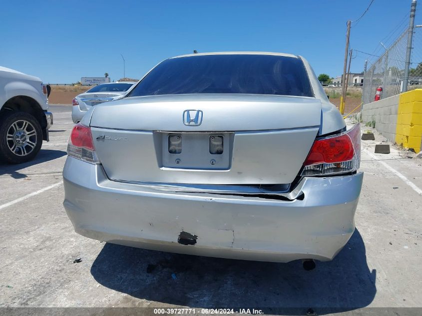 2010 Honda Accord 2.4 Lx VIN: 1HGCP2F39AA165449 Lot: 39727771
