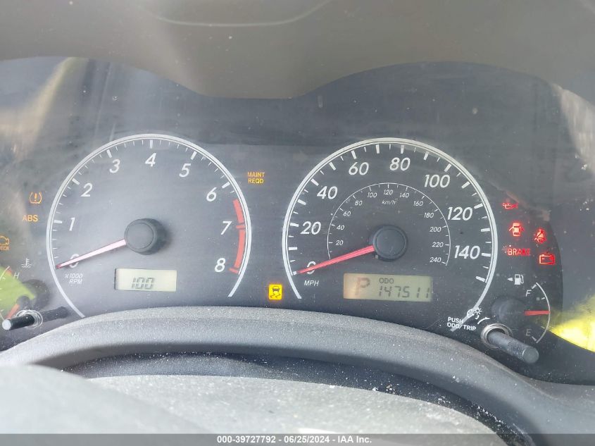 2010 Toyota Corolla Le VIN: 2T1BU4EE4AC198713 Lot: 39727792